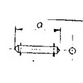 Axle For Front Caster Regular Axle For Front Caster Regular